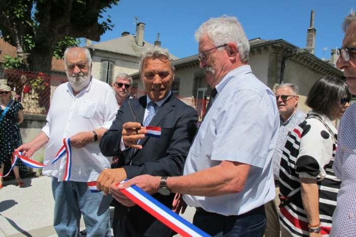 Inauguration des rues du Dr Talamon et Henri IV le 24 juin 2023 à Nay