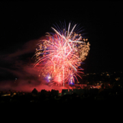 Feu d'artifice à Nay