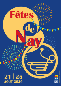 Affiche des fêtes de Nay 2026 
